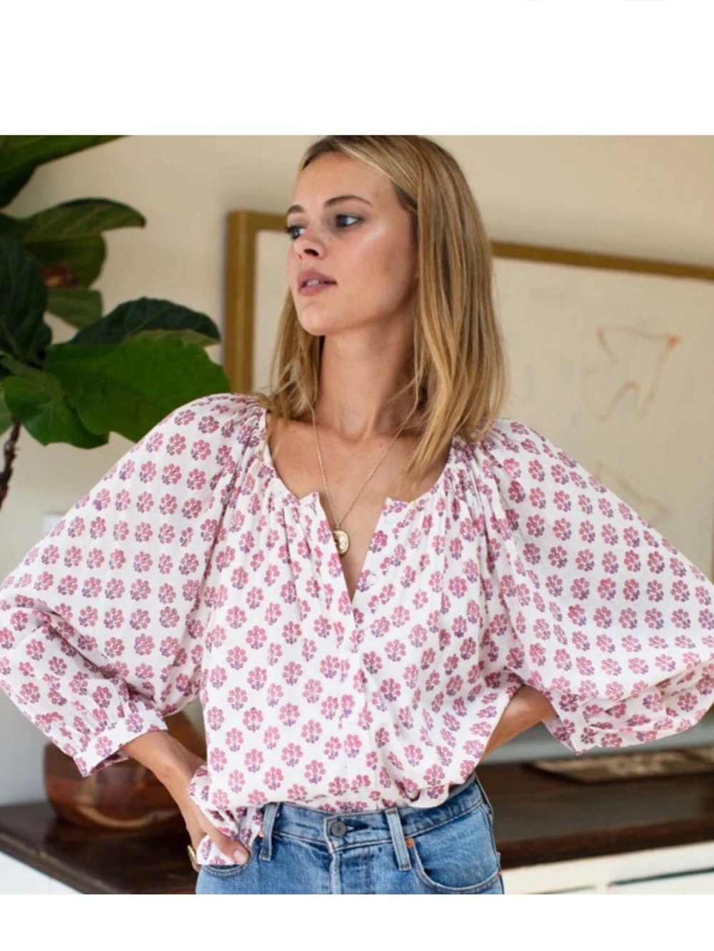 EMERSON FRY FRANCES BLOUSE - BELLA ORGANIC XS